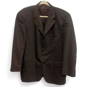 Vintage Vito Rufolo 100% wool Italian 4 button sport coat size 44R